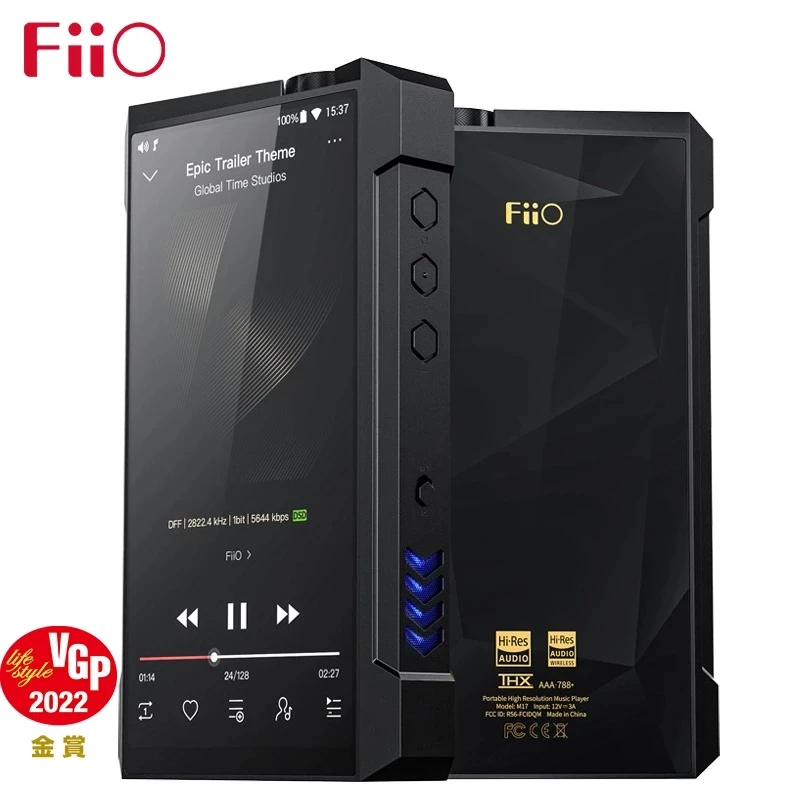 (Бесплатная охлаждающая подставка) FiiO M17 Desktop-Class с двойным ES9038PRO/Android 10 5,99 дюймов/Φ + музыкальный плеер