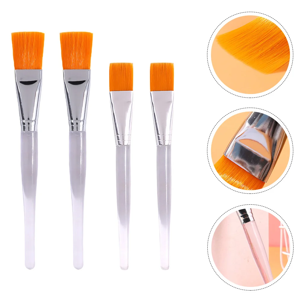 4 قطعة فرشاة قناع الوجه قابلة للغسل لجل كريم الطين قضيب النوم قناع أداة علاج الجلد أدوات التجميل فرش ماكياج #5