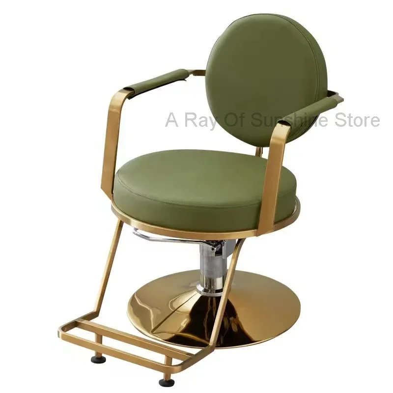 

Spa Professional Barber Chair Stool Nail Cosmetology Beauty Salon Chair Hairdresser Ergonomic Taburete Barbershop Furniture AA