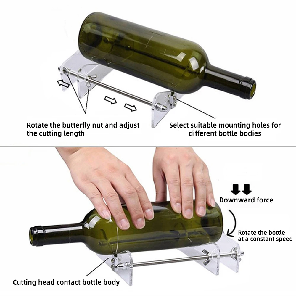 Glass Bottle Cutter Tool Professional For Bottles Cutting Glass Bottle-Cutter DIY Cut Tools Machine Wine Beer