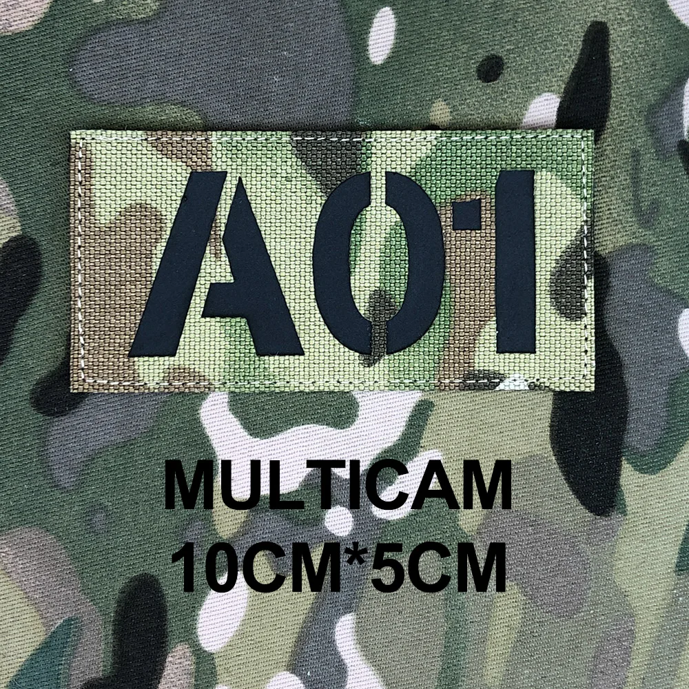 Custom Laser Cutting IR IFF Infrared Reflection Patch Radio Call Sign Name Tapes Black Letters image 3