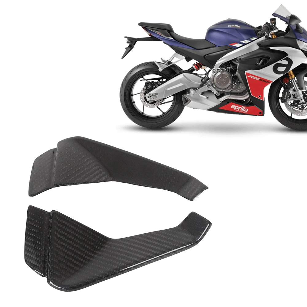 

1Pair 100% Carbon Fiber Air Intake Cover Cowling Gloss Air Intake Protection Motorcycle Accessories Fit For Aprilia RS660