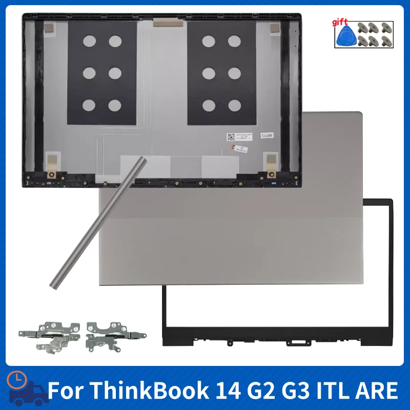 For ThinkBook 14 G2 G3 ARE ITL ACL New Laptop LCD Back Top Cover/Front Bezel/Hinge Computer Replacement Parts Rear Lid Top Case