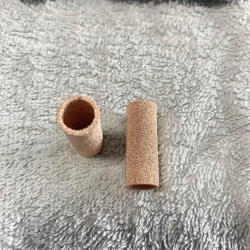 Temperature And Humidity Sensor Probe Protection Cover Copper Sintered Filter Element Nickel-Plated Anti-Corrosion Filter Tube