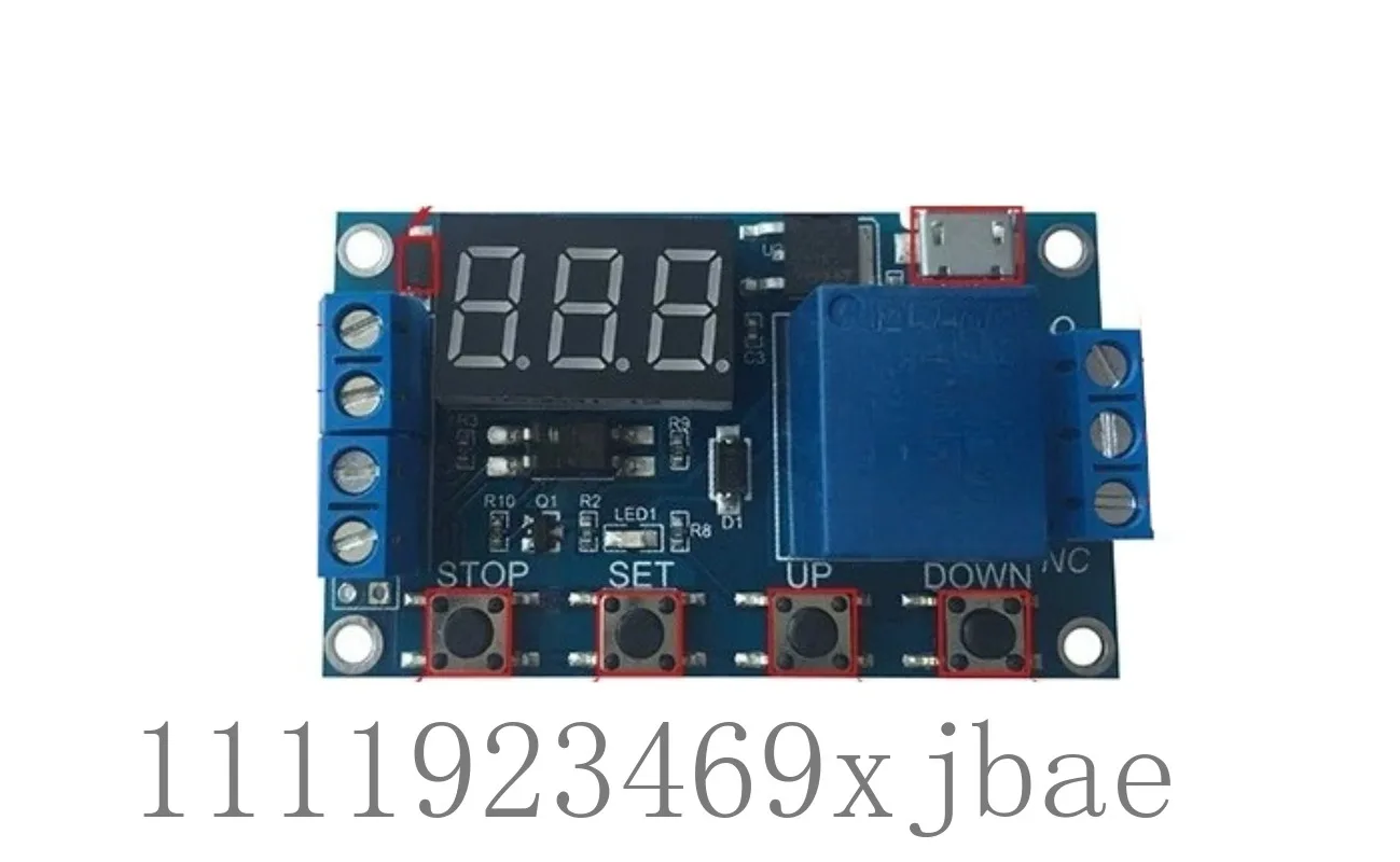 Single Channel Relay Module Trigger Delay Power Off Cycle Timing Circuit Switch Delay Disconnect Control Board