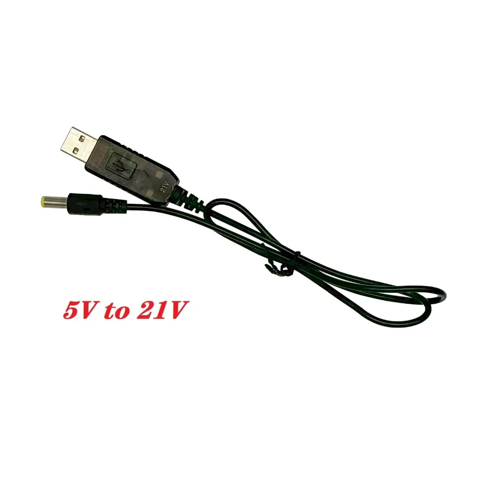 5V To 21V Boost Cable 21V Battery Charging Cable DC Interface USB Adapter For 21V Battery 5V Charging Head