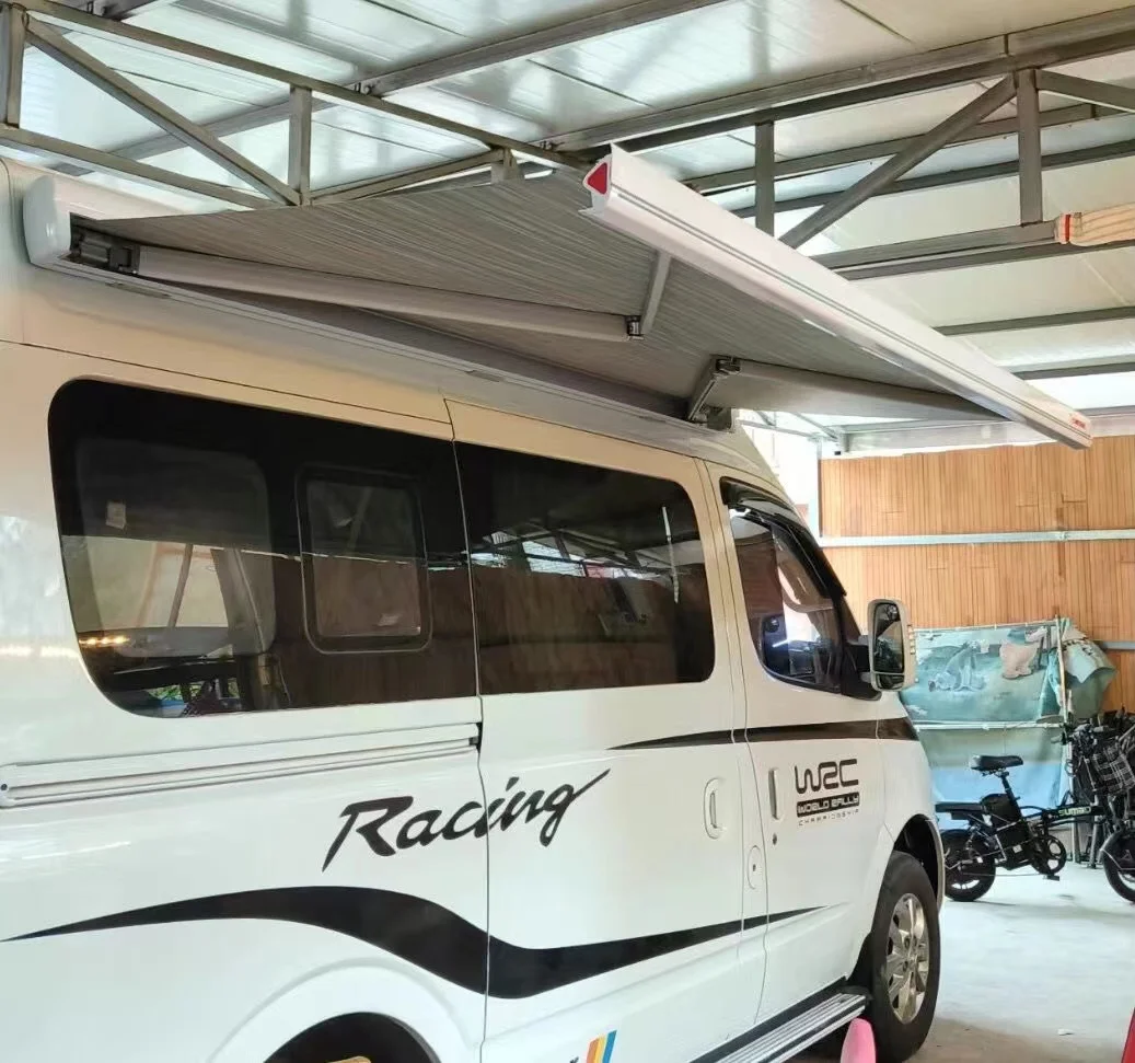 

High Quality 2.5-6M Retractable Side 12v Motorized Awning Camper Van Waterproof Rv Caravan Motorhome SunShade Awning