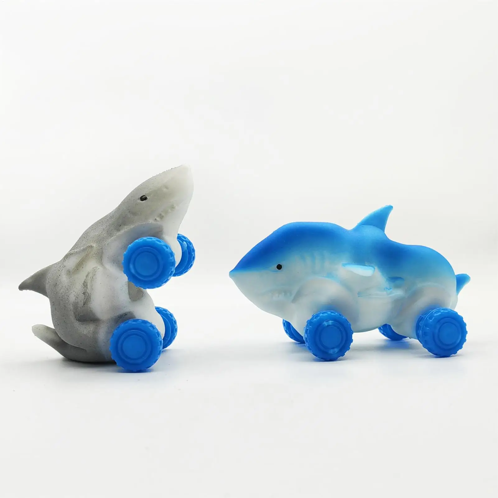 ポータブルシャークスクイーズおもちゃ車 シャークプルアップカー クリエイティブシャークスクイーズ変形車 スライディングシャークプルアップトイ 感覚玩具