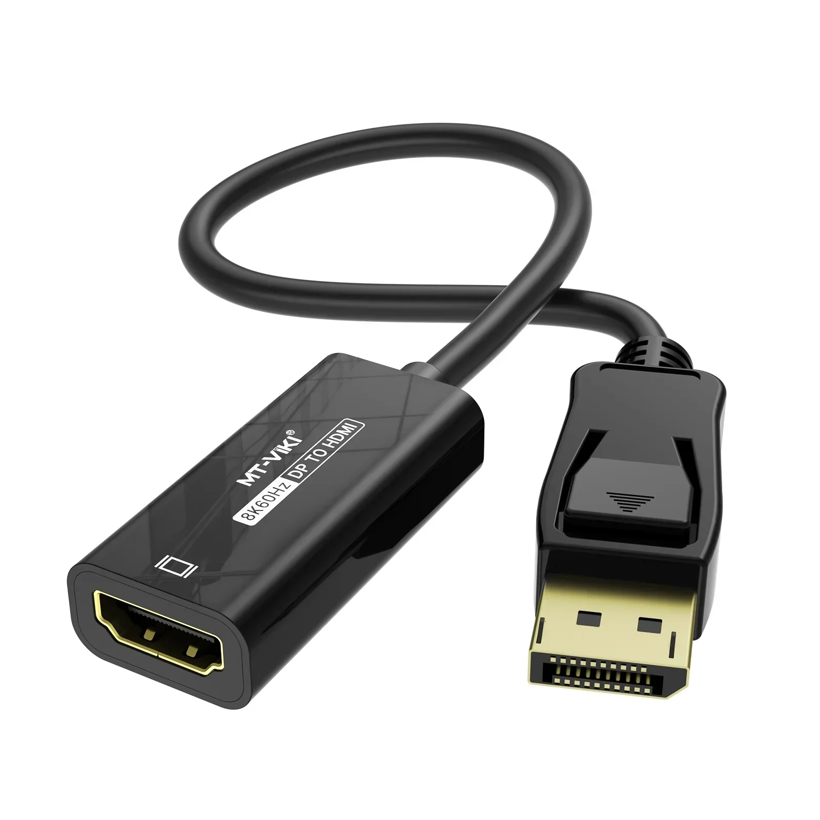 

New Design 8K 60Hz Displayport To HDMI Adapter, MT-VIKI 26cm Customized DP To HDMI Converter Cable