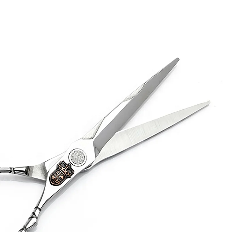 Premium Silver 6 Inch Barber Scissors 440C Steel Hair Cutting Scissors Hair Scissors for Hair Stylist