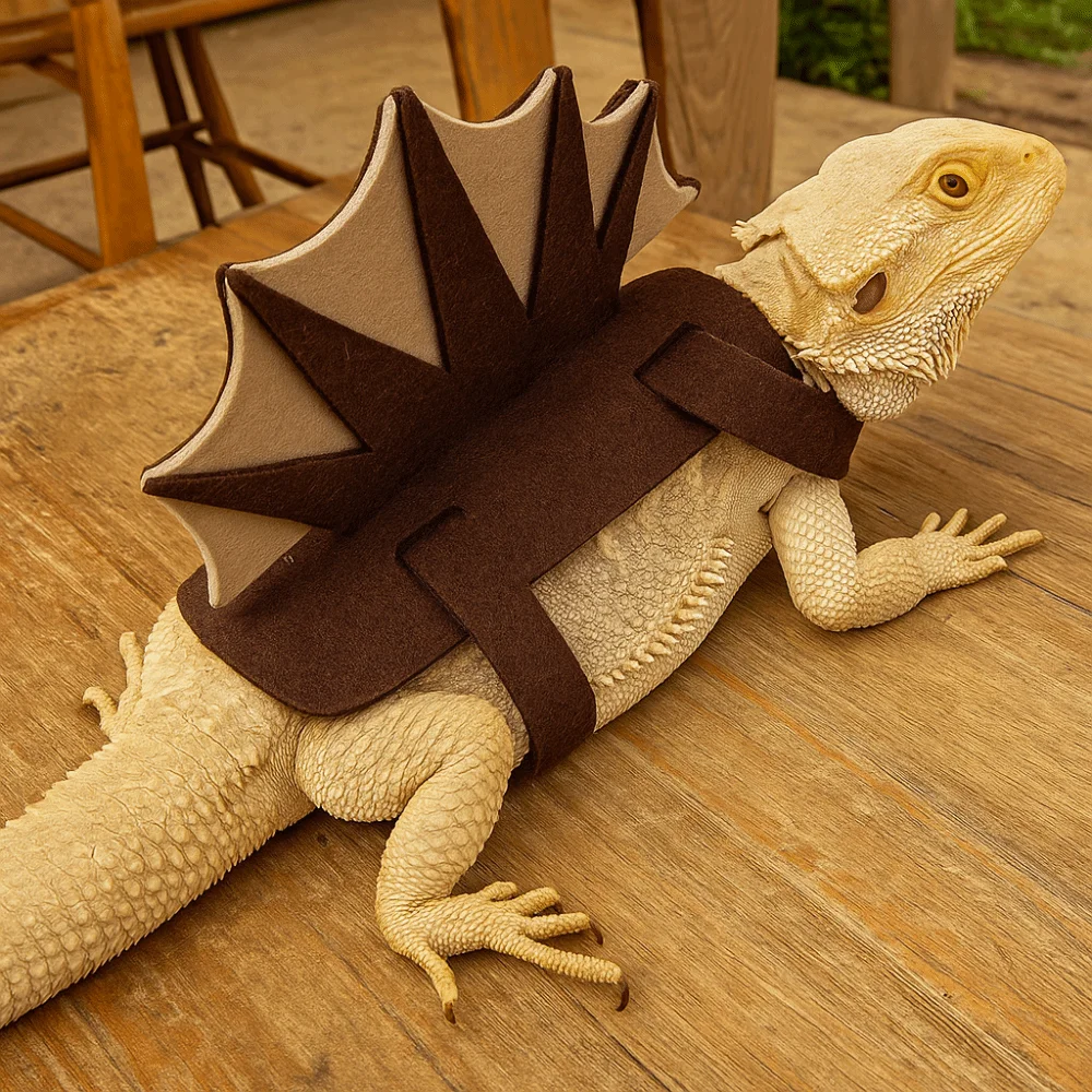 

Stegosaurus Lizard Costume Thorn Dragon Adjustable Dinosaur Shape Lizard Cloth Realistic 3 Straps Creative Reptile Apparel