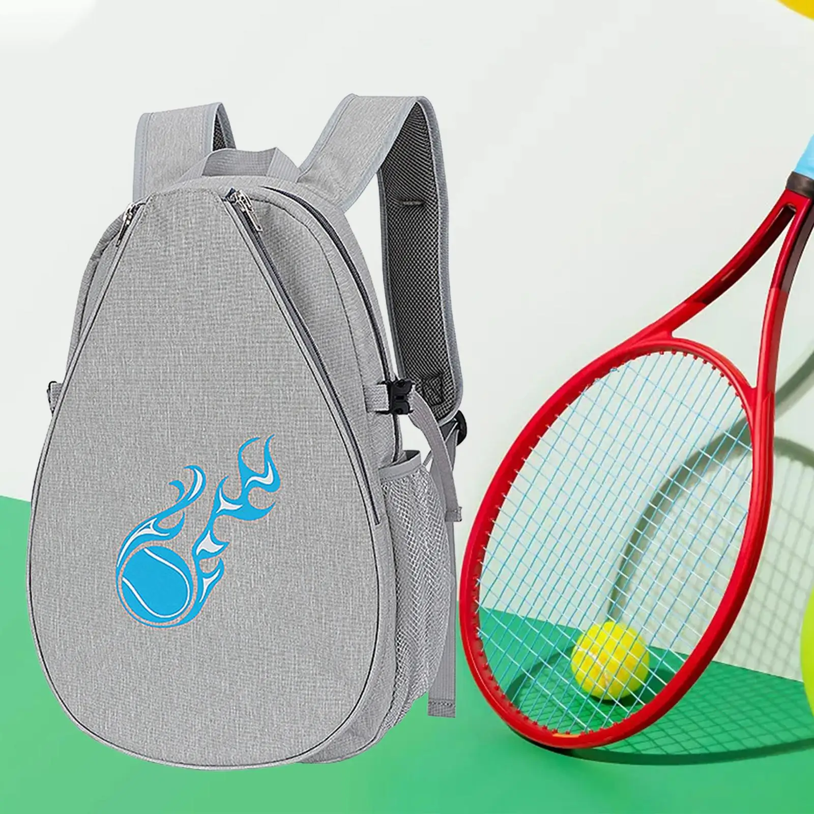 Tennis Backpack Portable Racquet Carrying Bag Tennis Bag Large Capacity for Squash Racquet, Badminton Racquet, Tennis Racket