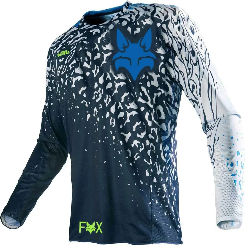 

2025 New Fashion Fox Motocross Mountain Enduro Bike Clothing Bicycle Moto Downhill T-shirt Women Men Cycling Jersey MTB Shirts