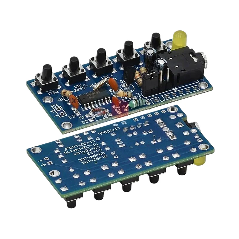 طقم راديو FM 76 ~ 108 ميجا هرتز طقم تدريب DIY