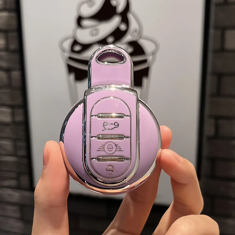 TPU Car Key Cover Case Flip Remote Key Skin Holder Protector Shell for BMW Mini Cooper Countryman Clubman F54 F55 F56 F60