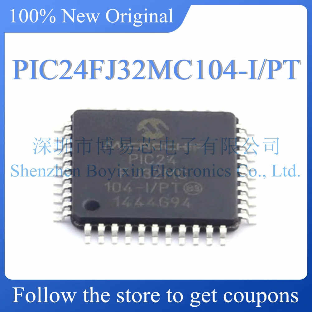 

NEW PIC24FJ32MC104-I/PT.Original Product.TQFP-44