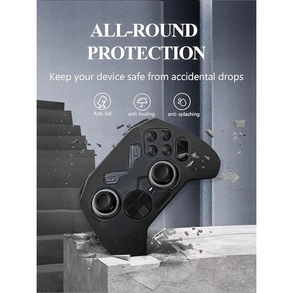 

Silicone Protective Case For FLYDIGI Vader 4 Pro - Anti Drop Dustproof Soft Skin Case For Gaming Controller - Game Accessories