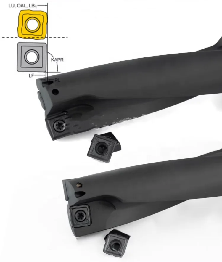 TLF personaliza suporte de broca em U de alta velocidade com inserção indexável 880 para fazer furo