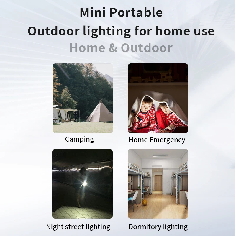 Cheap ABS Plastic Portable Dry Battery Portable Camping Light