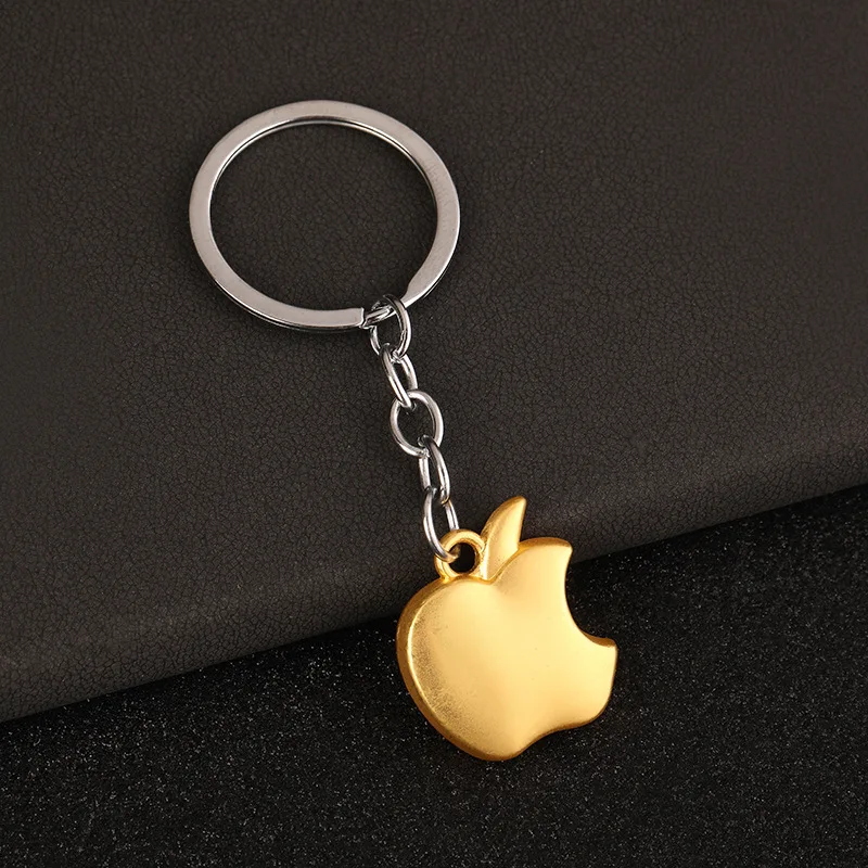 2024 Metal Keychain Key Simulation Apple Keychain Creative Product E-commerce Small Gift Exquisite Keychain For Car