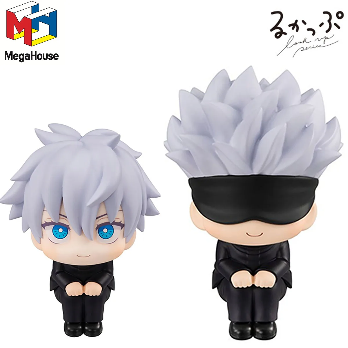 100% Original MegaHouse Look Up Jujutsu Kaisen Gojou Satoru Anime Figure Action Figure Collection Series  Model Toys Garage Kit