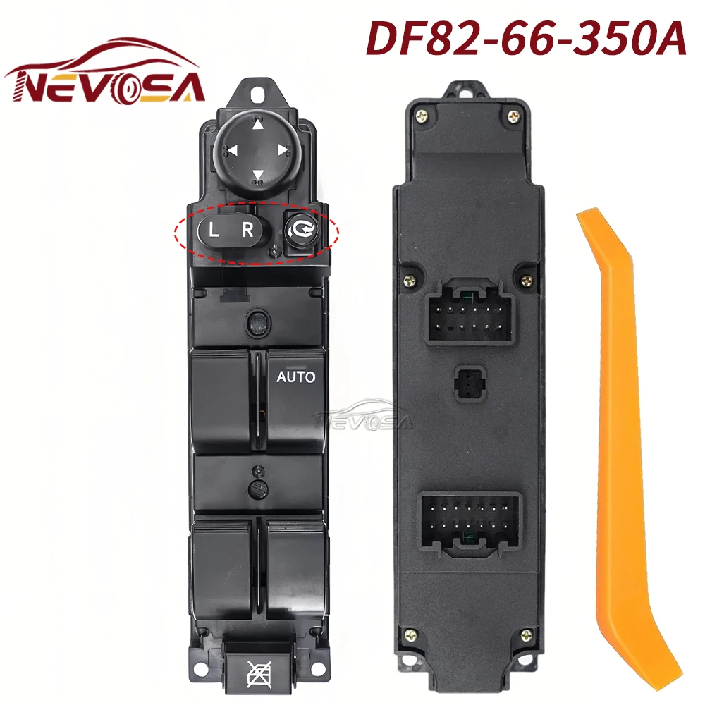 

RHD For Mazda 2 Master Control Window Switch For DE Demio 2008-2014 With Electric Fold DF82-66-350 D652-66-350A Right Hand Drive