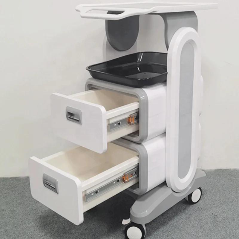 Dental Tool Storage Cart Trolley Drawer / Dental Mobile Cabinet