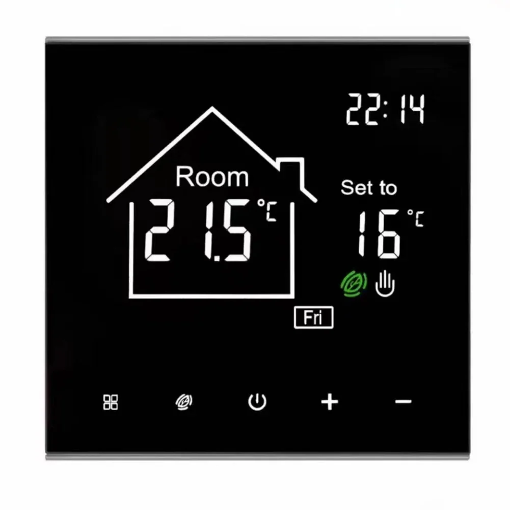 Tuya WiFi Thermostat Touch Screen For Home Electric Floor Heating TRV Water Gas Boiler Temperature Voice Remote Controller