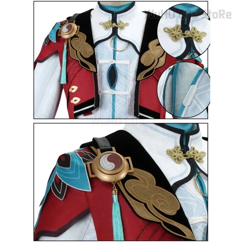 게임 혼카이 스타 레일 Jiaoqiu 코스프레 의상 테일 애니메이션 역할 놀이 카니발 파티 코믹 콘 애니메이션 소품 슈트;6,r'8;p'