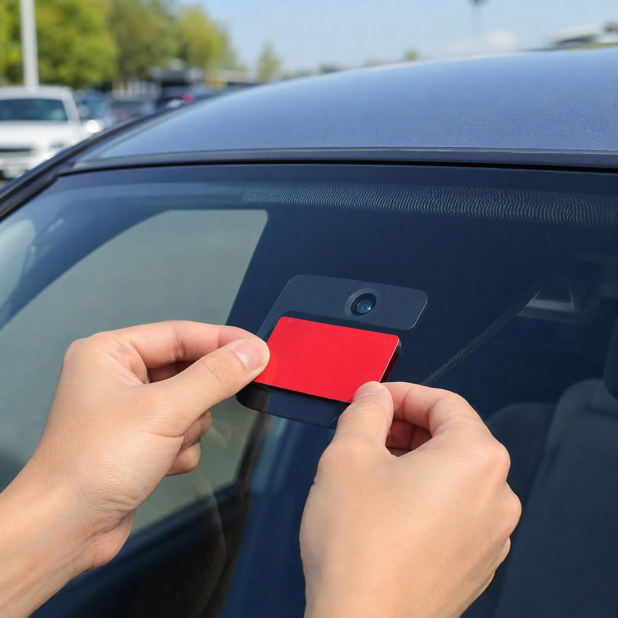 Windshield Rain Sensor Film Replacement Pad Universal Adhesive Round Design for Car Rain Sensing Wipers Enhanced Visibility