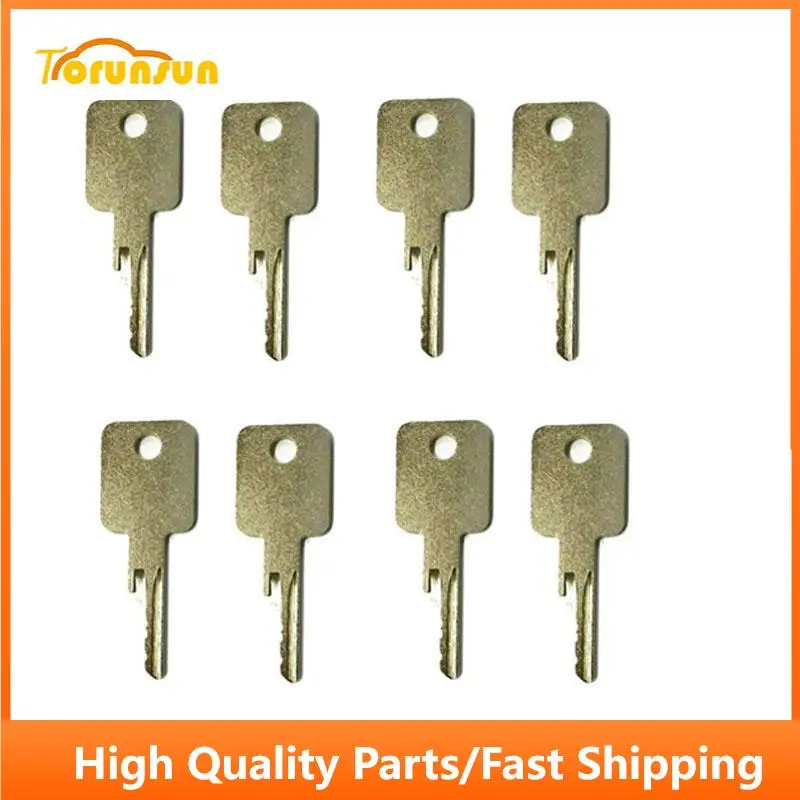 8PCS D250 Key Fit For Case Backhoe & Skid Steer Equipment Key