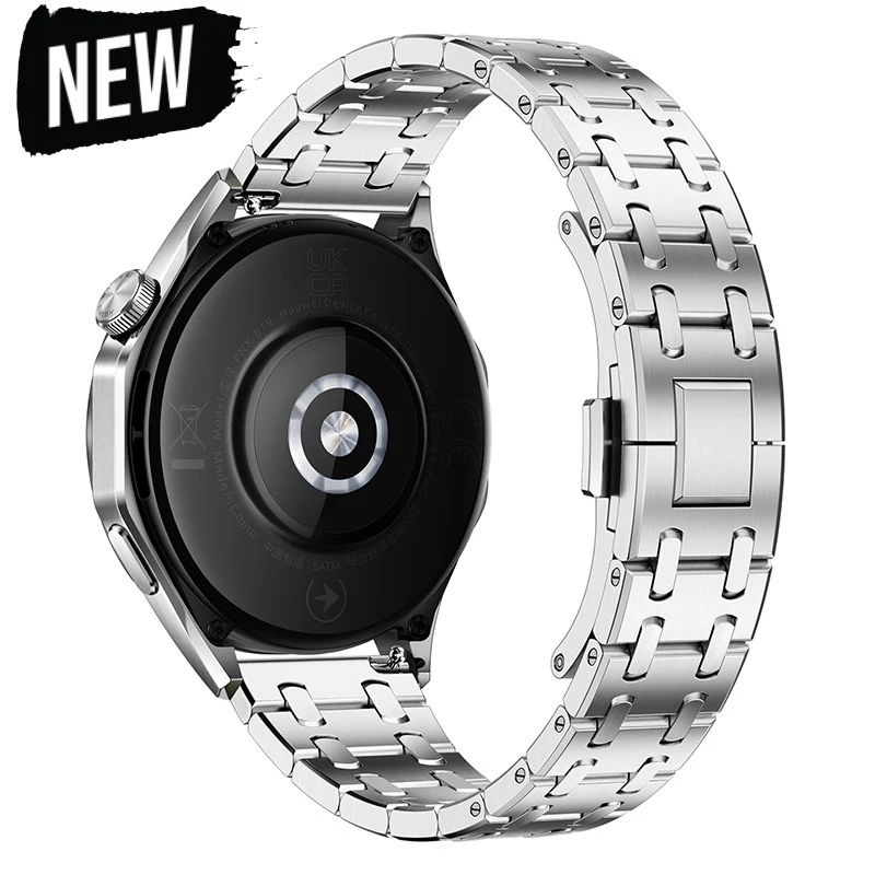 

Ремешок из нержавеющей стали 20 мм 22 мм для Samsung Galaxy Watch 7 6 5 4 40/44 мм Металлический ремешок для Huawei Watch GT6 Pro GT5 5 4-4Pro 3 46 мм