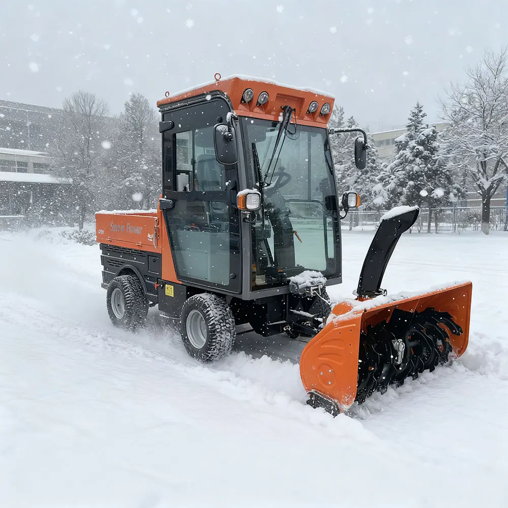 ATV Snow Blower Diesel Powered Heavy Duty Commercial Professional Snow Removal Machine for Municipal Road Winter Maintenance