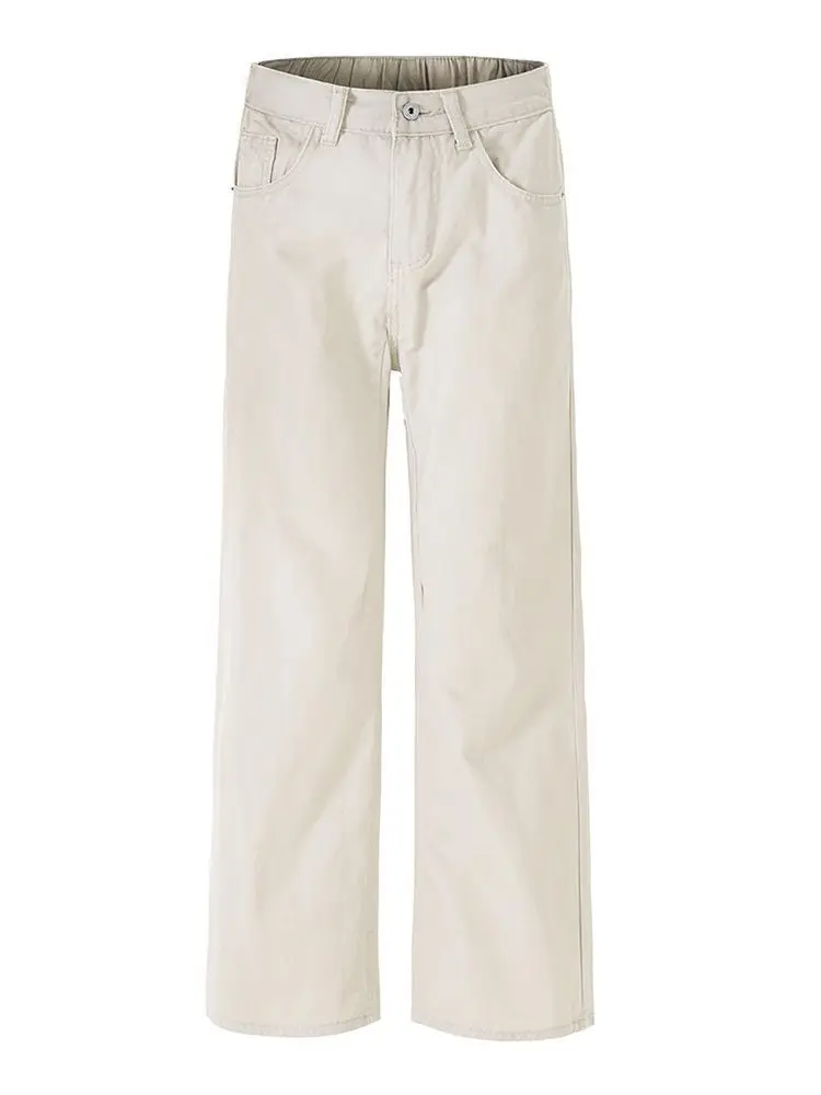 Autumn All-match Casual Pants Maillard Straight Loose Trousers Men