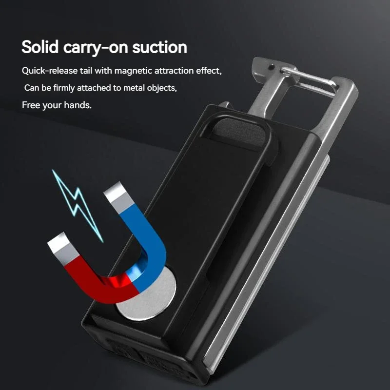 Mini torcia portachiavi a LED torcia da lavoro portatile lanterna apribottiglie multifunzione impermeabile a luce forte esterna con magnete