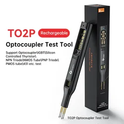 TO2P Type-c Multimeter Optocoupler Tester Transistor For NMOS/PMOS Tube PNP/NPN Triode Transistor For IGBT/431/Thyristors Test