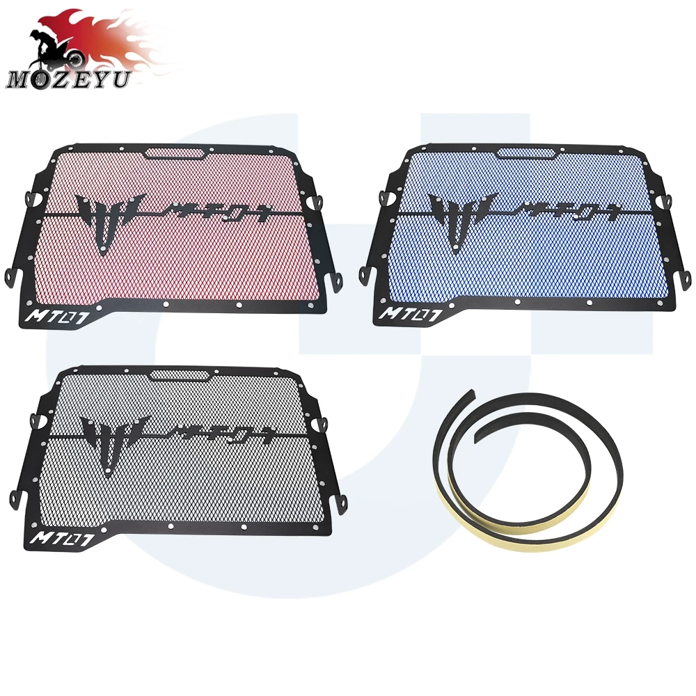 Motorcycle MT-07 FZ-07 Radiator Grille Guard Cover Protector For Yamaha MT07 FZ07 MT 07 2018 2019 2020 2021 2022 2023 2024 2025