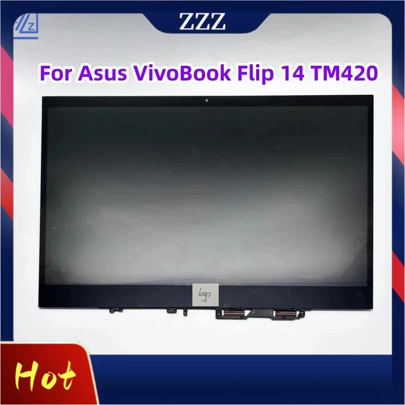 14.0'' For Asus VivoBook Flip 14 TM420 TM420U TM420I TM420IA LCD TouchScreen Screen Digitizer Display Assembly