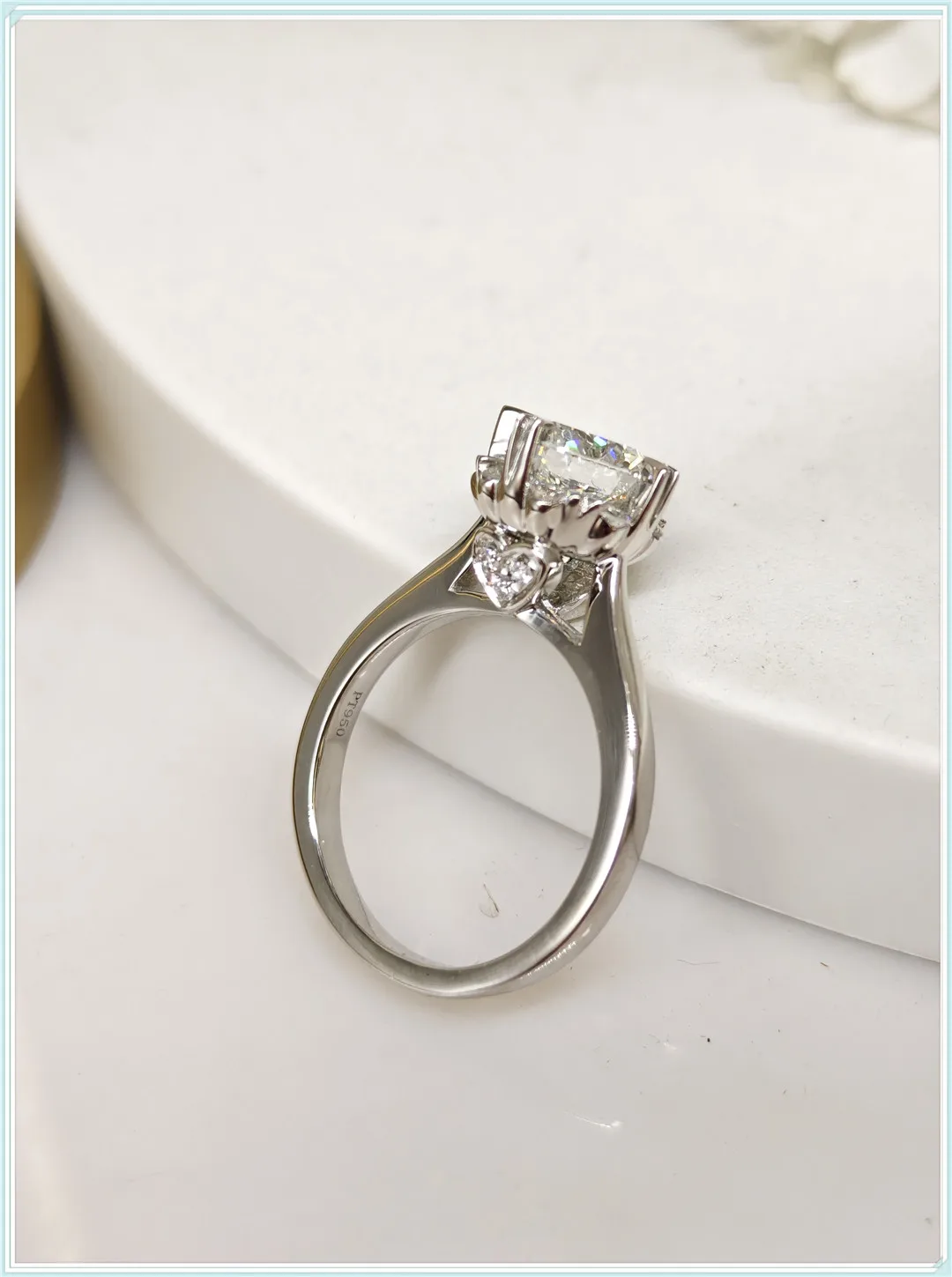 14K Gold 8-Claw Lab-Grown Diamond 1.5CT Wedding Ring for Women, IGI CVD HPHT Platinum Diamond Ring Jewelry Custom Wholesale