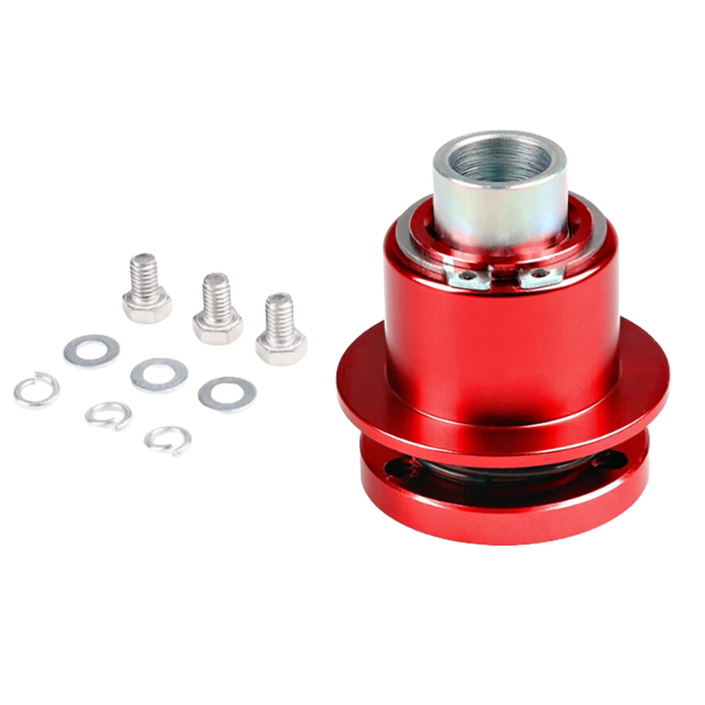 Car 3 Hole Steering Wheel Quick Release Adapter Steering Wheel Quick Release Hub Set Fits Most 3 Hole Steering Wheels