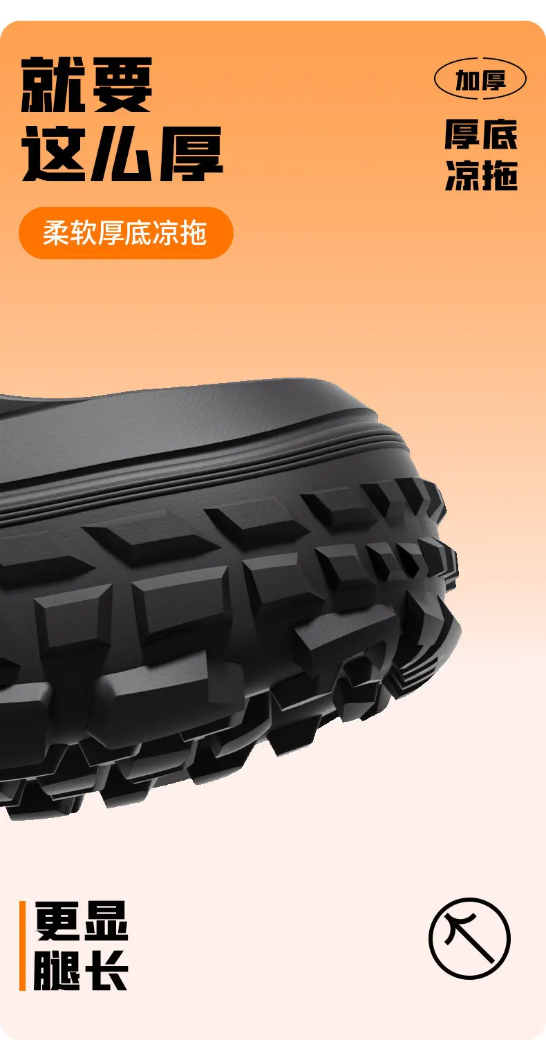 Sommerliche Damen-Plateausandalen 2026 mit geschlossener Zehenpartie, rutschfeste Strandsandalen, leichte, weiche Sohle für Zuhause, bequeme Sandalias – Detail 6