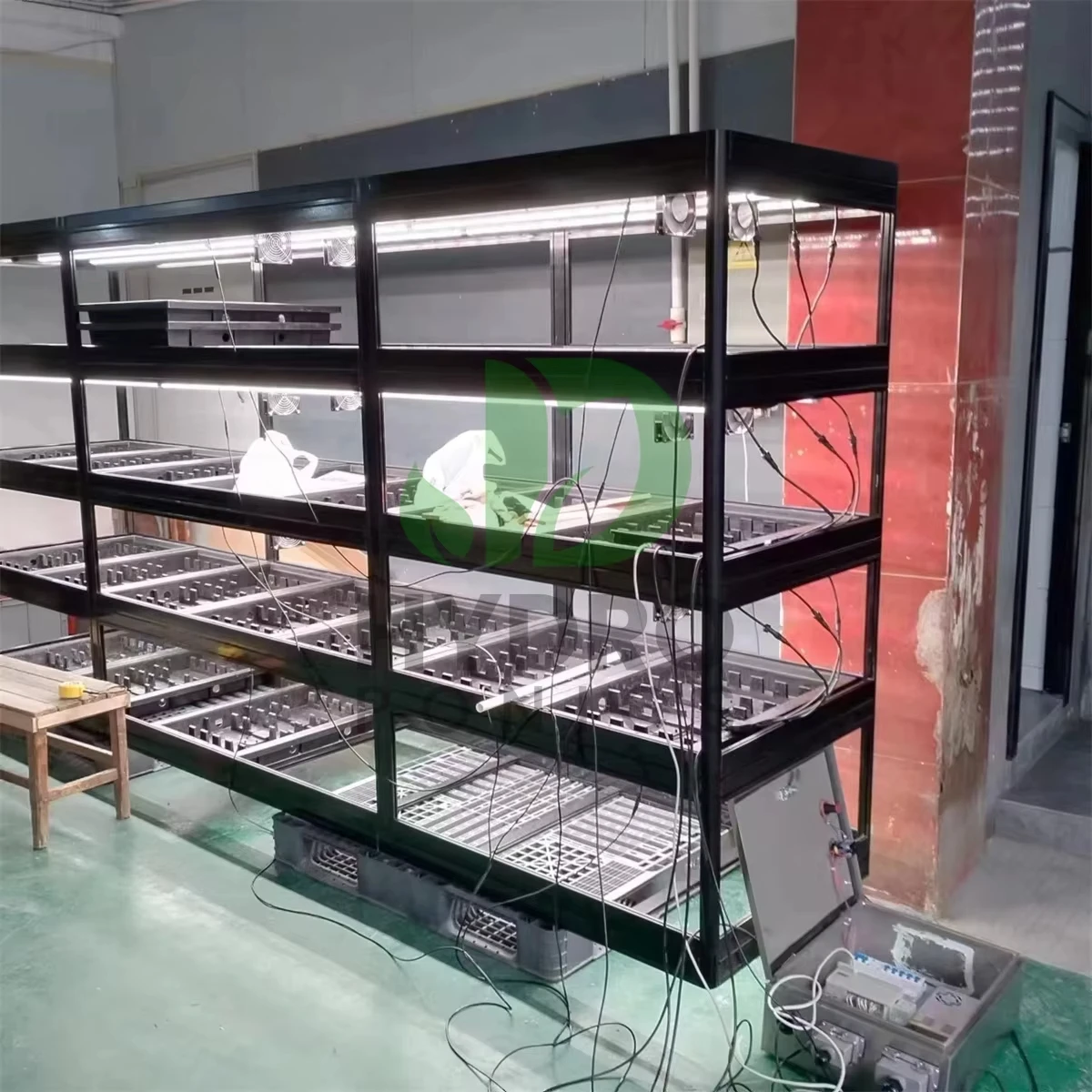 نظام الخزانة ydroponic Aquaponics الري الزراعة المنزل الذكي الآلي الكامل الزراعة العمودية المتقدمة H #3