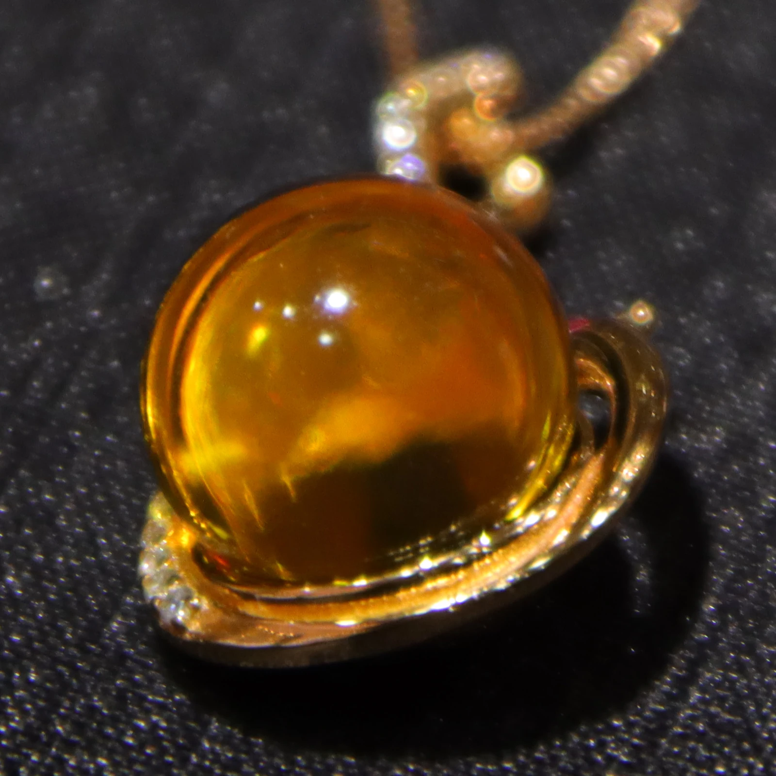 Natural Mexican Blue Amber Pendant 925 Sterling Silver Peacock Shape 12mm Round Bead Necklace Jewelry Gift