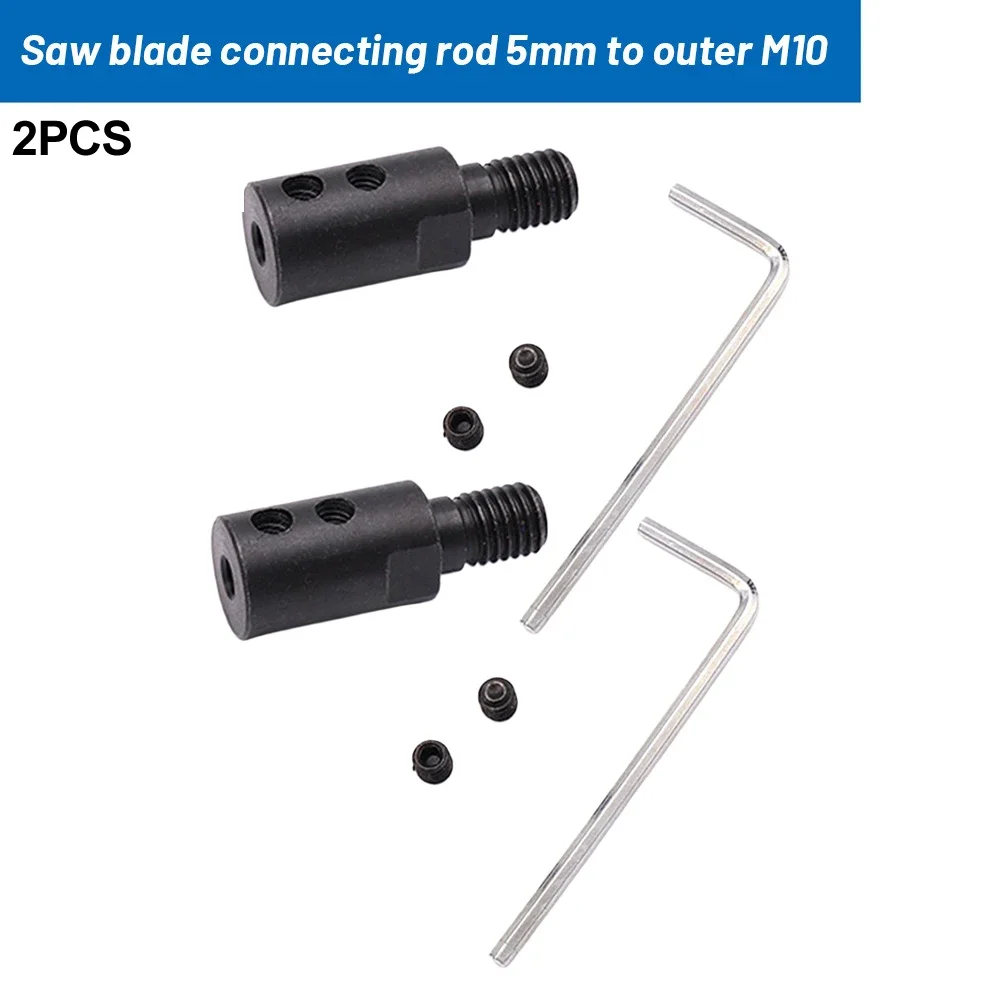 

Connecting Shaft for M10 Bushing For saw Blade Joints 2 Sets Steel Construction for Enhanced Cutting Efficiency