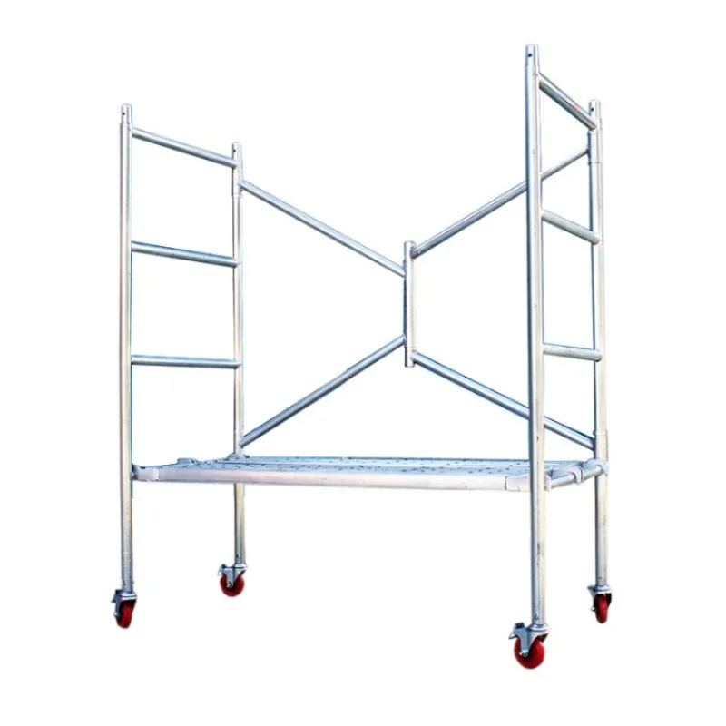 Tr* Galvanized H Frame Steel Scaffold Portable Industrial Design With Powder Coated Finish For Safe Building Construction