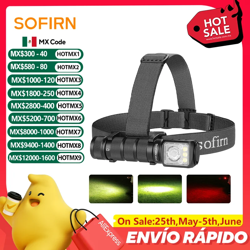 SOFIRN HS42 Налобный фонарь 2100