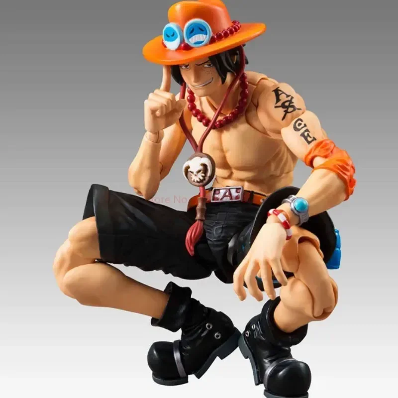 Figuras de acción de One Piece, Luffy, Roronoa, Zoro Ace, articulación móvil articulada Variable, modelo de colección de regalo