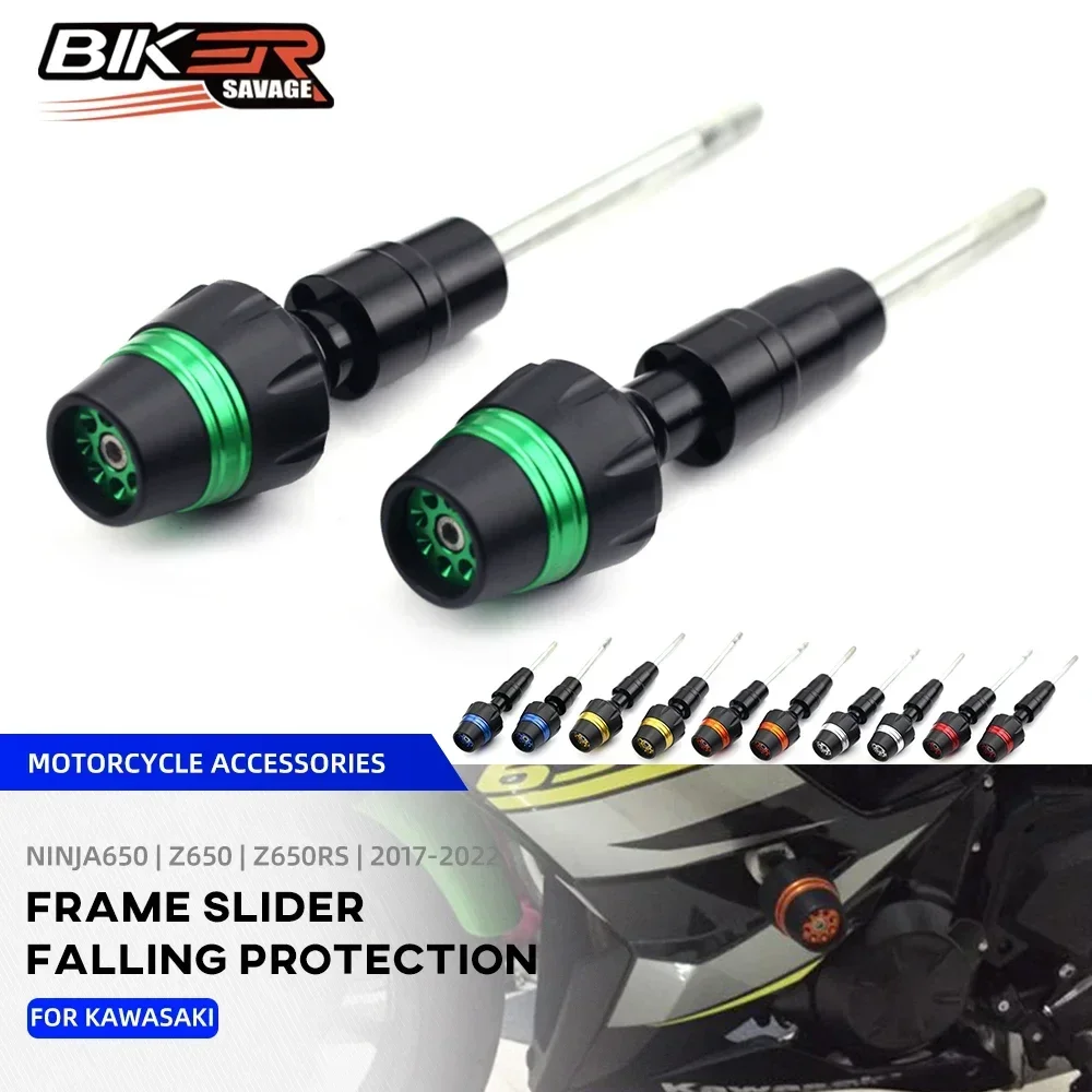 

Frame Sliders Crash Pad For KAWASAKI Z650 Z650RS NINJA Ninja650 Z 650 RS Motorcycle Accessories Falling Bobbin Protection Motor