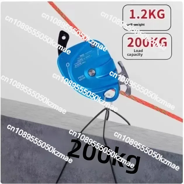 DS300 تسلق الصاعد سعة 200 كجم، جهاز حماية تسلق الصخور في الهواء الطلق لسلامة العمل الجوي #5