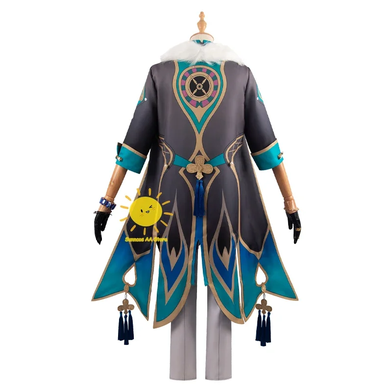 Игра Авантюрин Косплей Honkai Star Rail Косплей Костюмы Авантюрин Пальто Костюмы Униформа Блондинка Парик Хэллоуин Вечеринка Cos Взрослый @ 0Z *